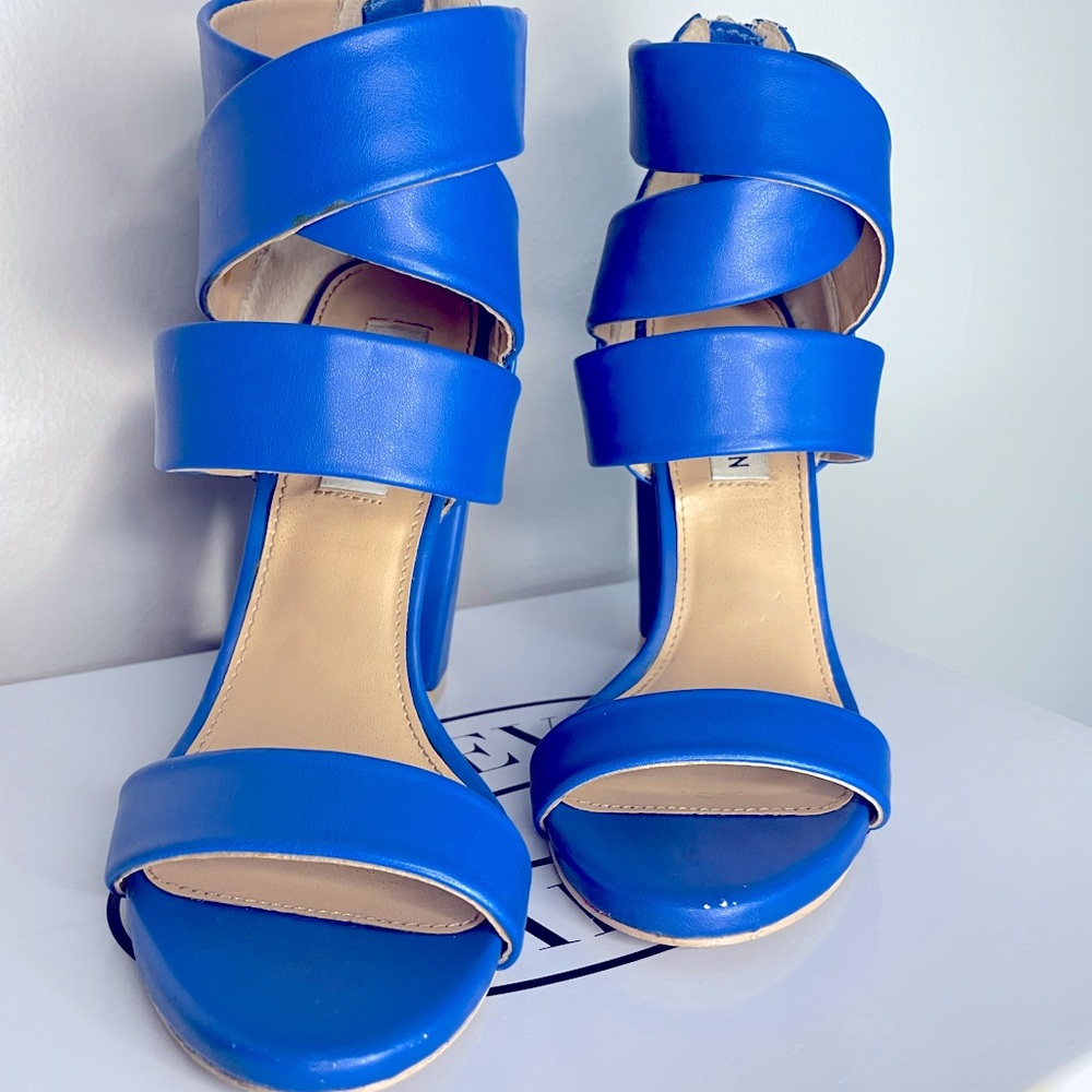 Steve Madden Cobalt Blue Heeled Sandal